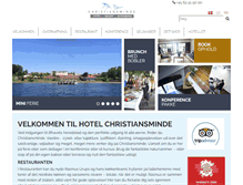 Tablet Screenshot of christiansminde.dk